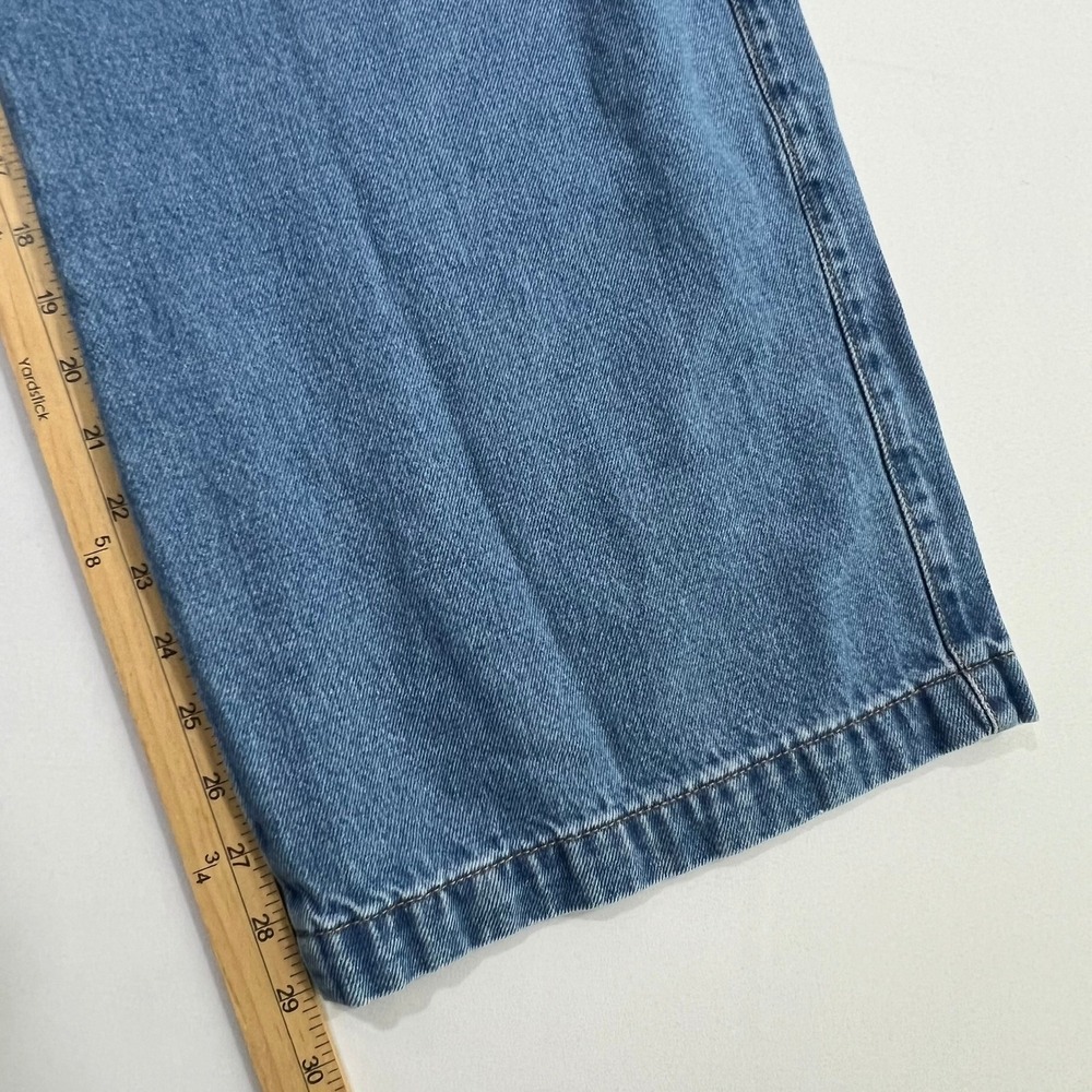 Universal Thread Cargo Jeans Wide Leg High Rise Medium Wash Blue Womens 12R - Picture 7 of 16